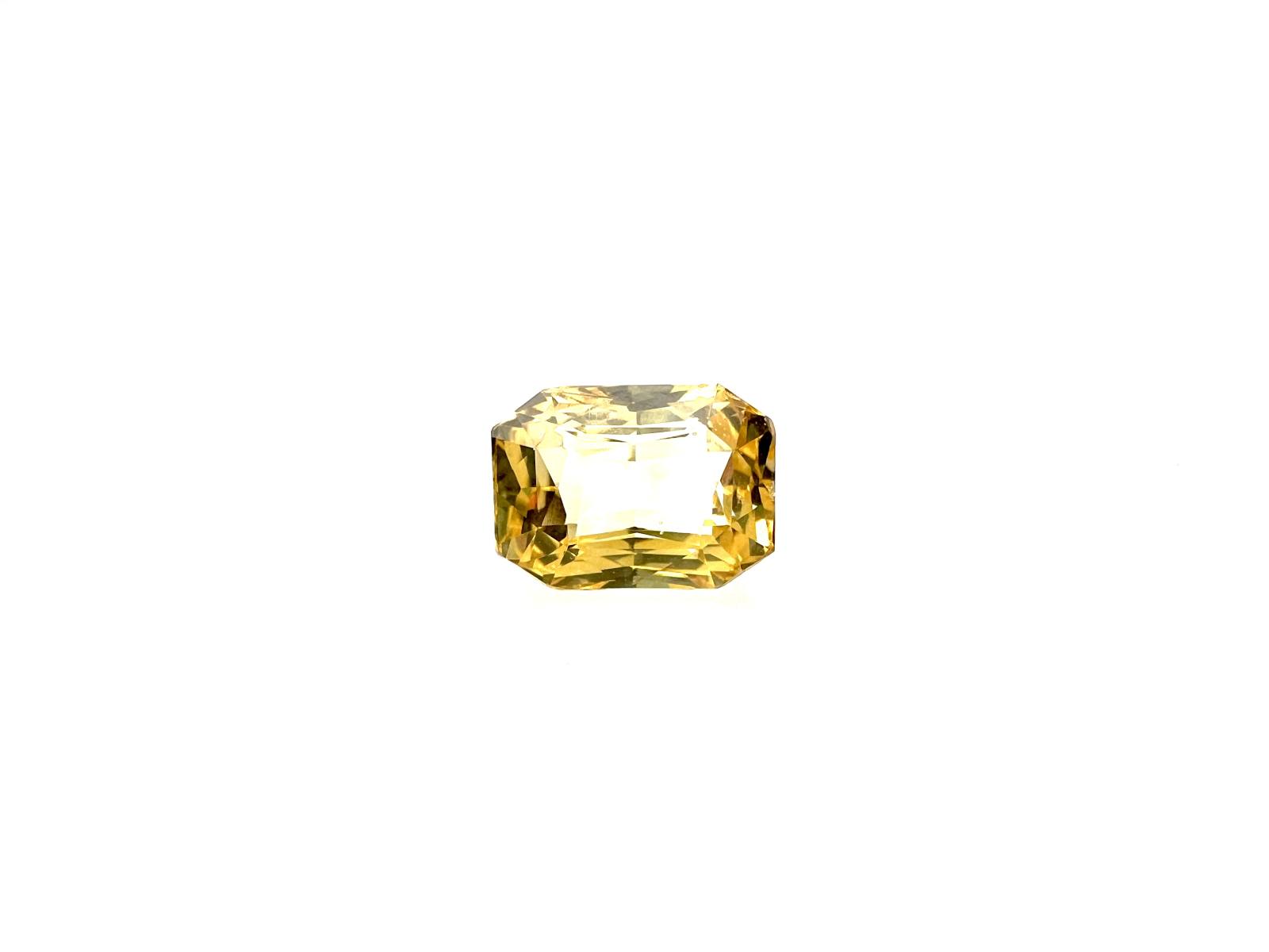 4.478 Carat Yellow Sapphire