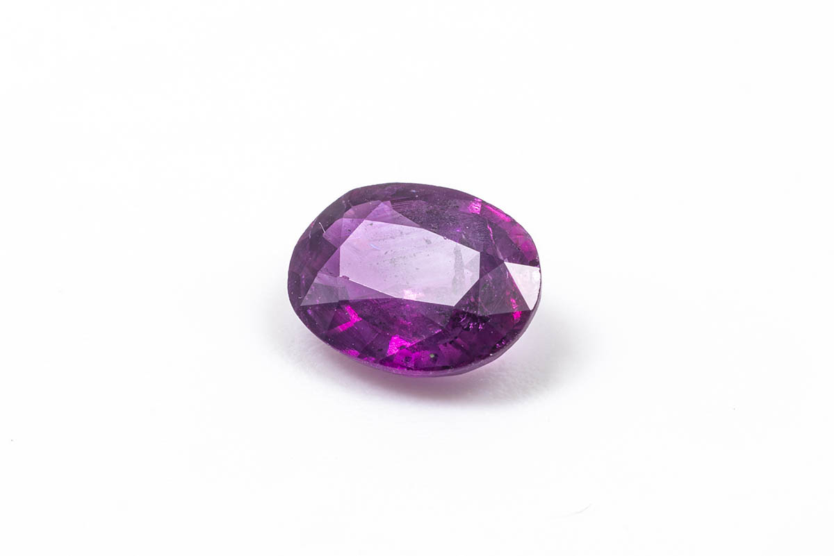 1.354 Carat Purple Sapphire